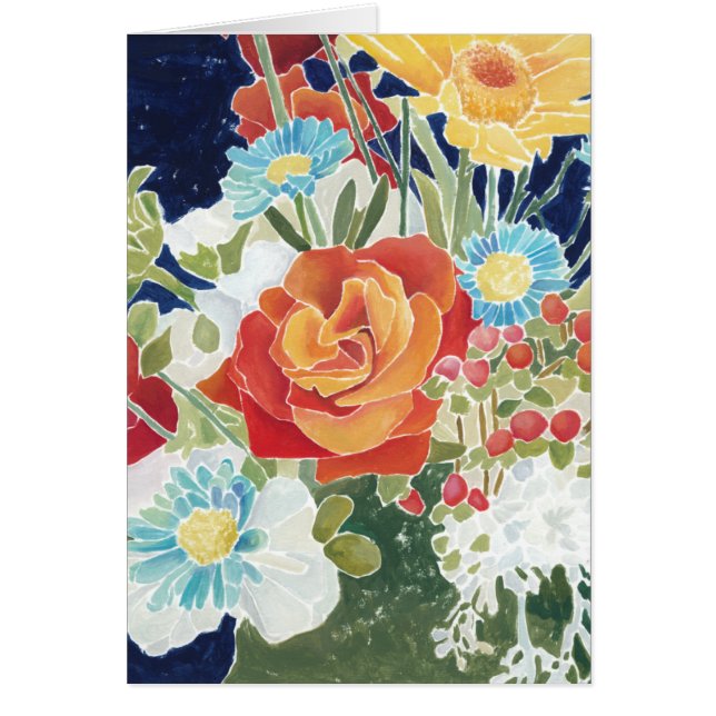 Cartão Florestas da meia-noite IV (Frente)