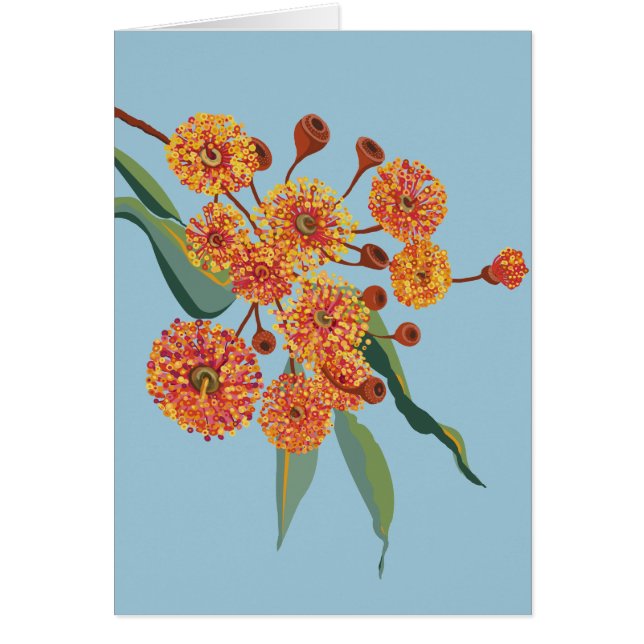 Cartão Florestas de goma-lenha australianas (Frente)