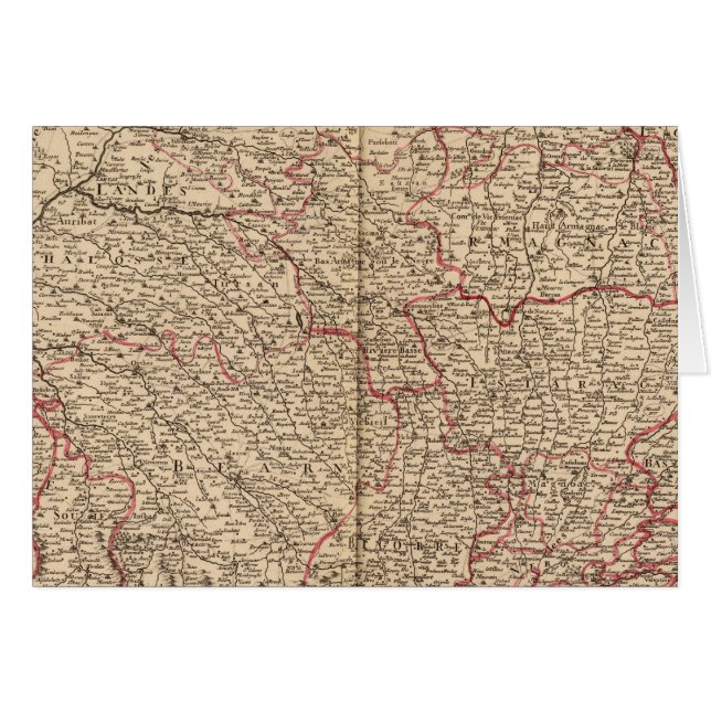 Cartão Florestas na França (Frente Horizontal)