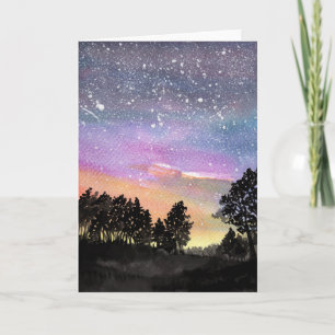 Cartão Florestas Sunset