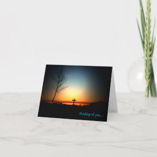 Cartão Flórida Sunset com Cross