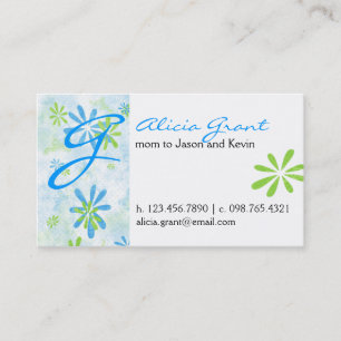 Cartão florido das mamães