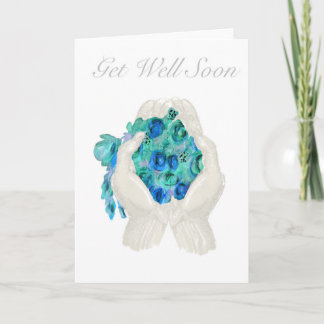 Cartão Flower Bouquet Get Well Card