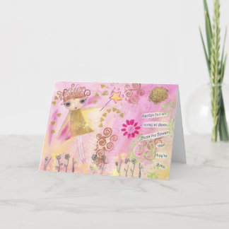 Cartão Flower Faerie Note Card