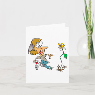 Cartão Flower Fright