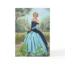 "Flower in the garden" Greeting Card
