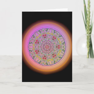 Cartão Flower Mandala - Blank Inside