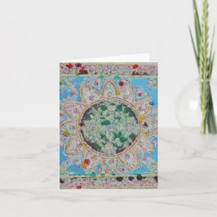 Cartão Flower Mandala Greeting Card