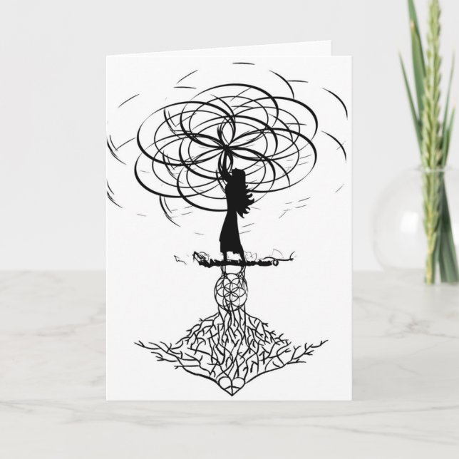 Cartão Flower of Life (Frente)