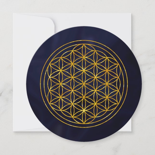 Cartão flower of life (Frente)