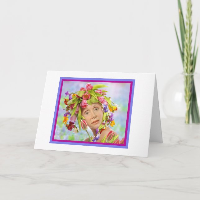 Cartão Flowers and Fun Birthday Card (Frente)