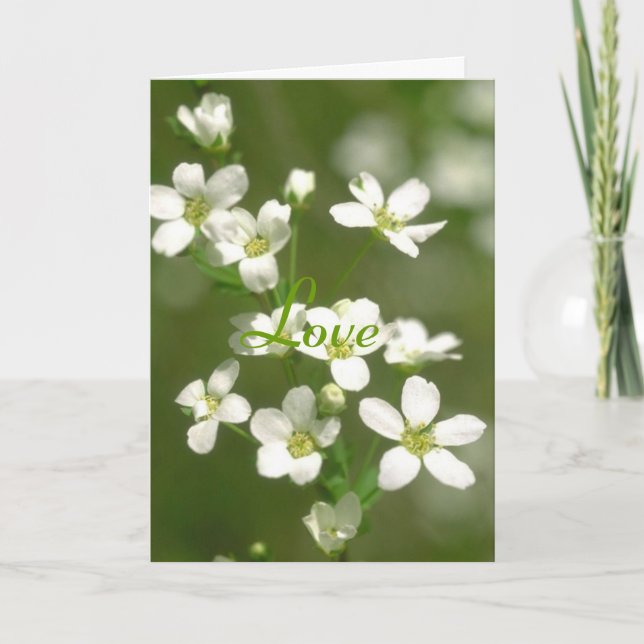 Cartão Flowers Love (Frente)