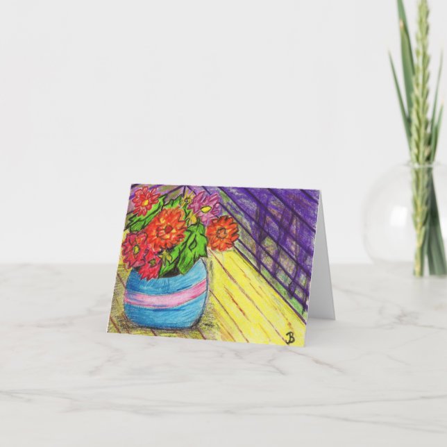 Cartão Flowers Note Cards (Frente)