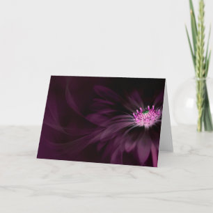 Cartão Flowers Purple Daisy