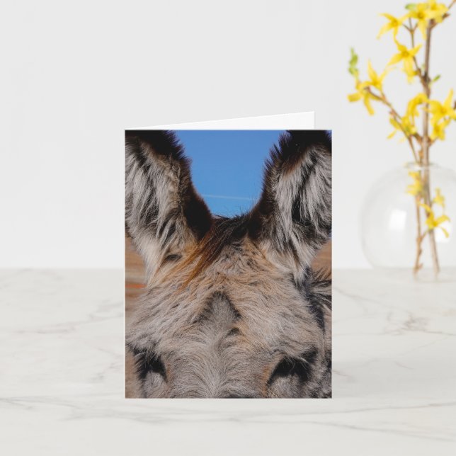 Cartão Fluffy Burro - Thank You Card (Flor Amarela)