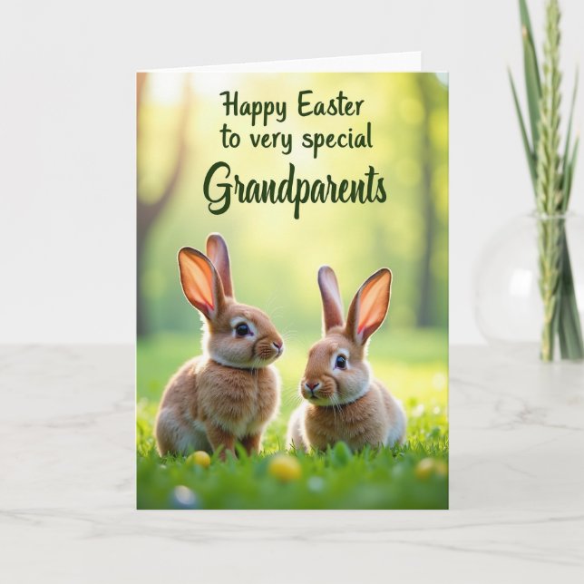 Cartão Fluffy Friends Springtime Card (Frente)