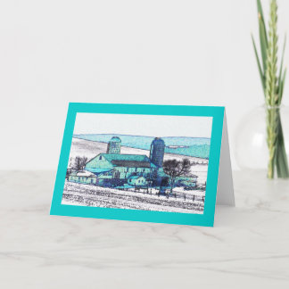 Cartão "Fluorescent Farm" on the National Pike