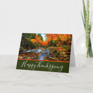 Cartão Fluxo de outono