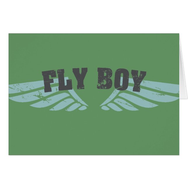 Cartão Fly Boy (Frente Horizontal)