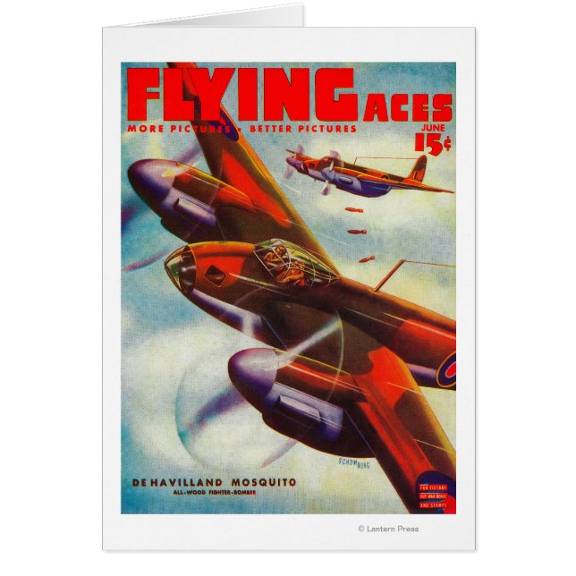 Cartão Flying Aces Magazine Cobrir 4 (Frente)
