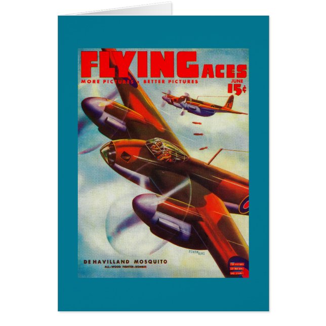 Cartão Flying Aces Magazine Cobrir 5 (Frente)