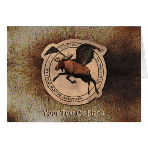 Cartão Flying Moose Aviation