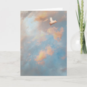 Cartão flying pig greeting card