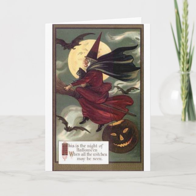 Cartão Flying Witch (Frente)