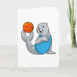 Cartão Foca no Esporte Basquete
