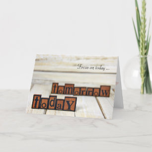 Cartão Focus on Today