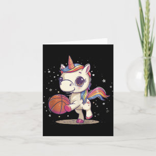 Cartão Fofo de basquetebol Trabalho de arte de basquetebo