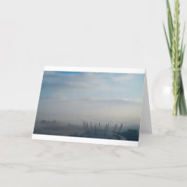 Cartão Fog over Millennium Dome, Londres (2)