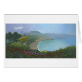 Cartão Foggy Morning on the Bluff