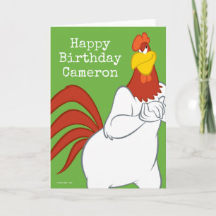 Cartão Foghorn Leghorn   Olhar Travesso