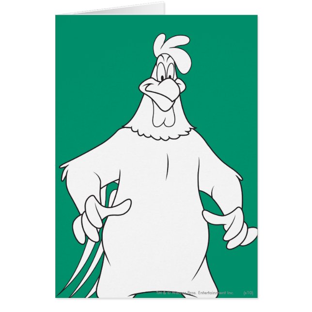 Cartão Foghorn Leghorn Standpose (Frente)