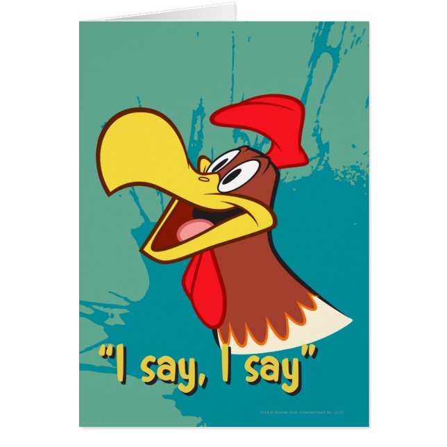 Cartão Foghorn Procurando (Frente)