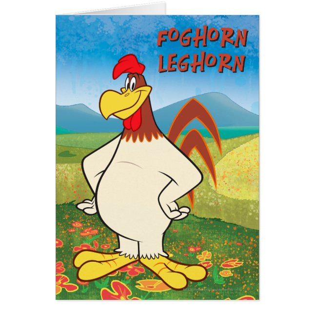 Cartão Foghorn Standing (Frente)