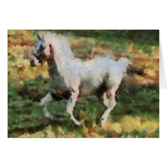 Cartão Fogo abaixo de seus cascos (Frente horizontal)