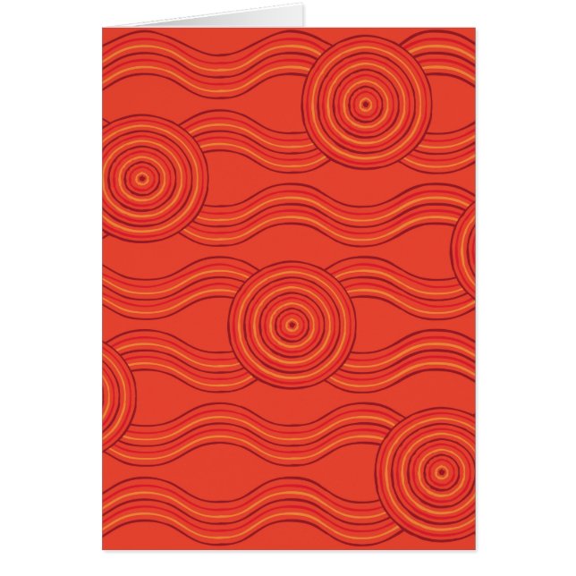 Cartão Fogo artístico original (Frente)