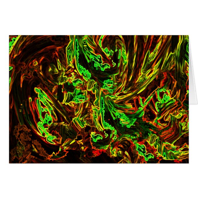 Cartão Fogo da lua (Frente Horizontal)