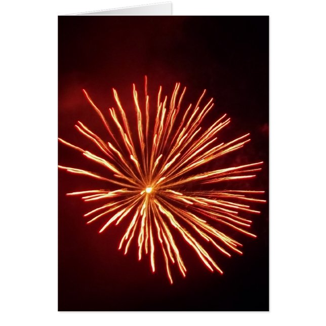 Cartão Fogos-de-artifício (Frente)