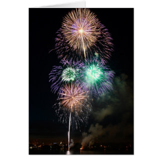 Cartão Fogos-de-artifício