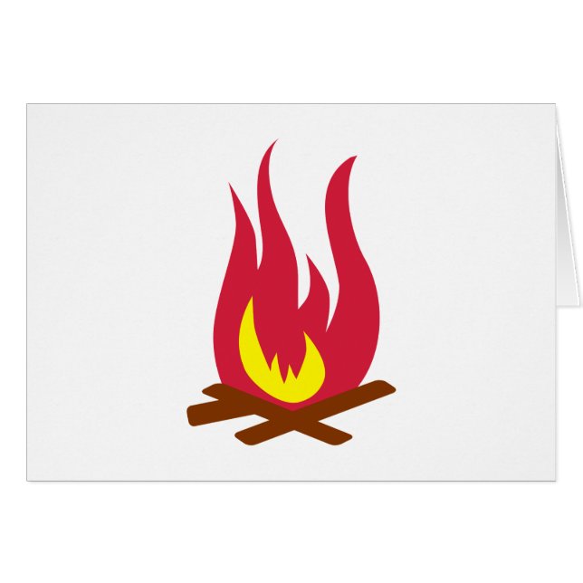 Cartão Fogueira (Frente Horizontal)