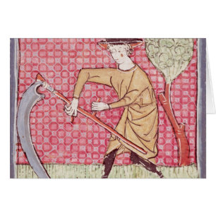 Cartão Fol.58v junho: Ceifa