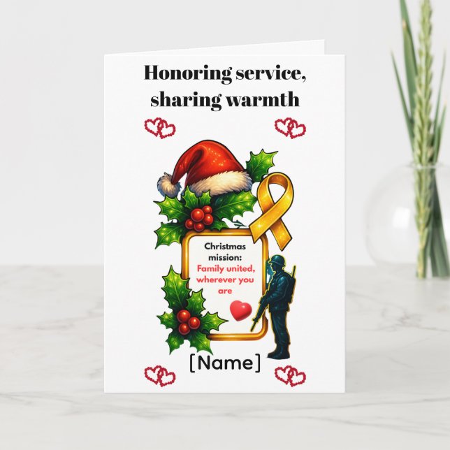 Cartão Folded Greeting Card (Frente)