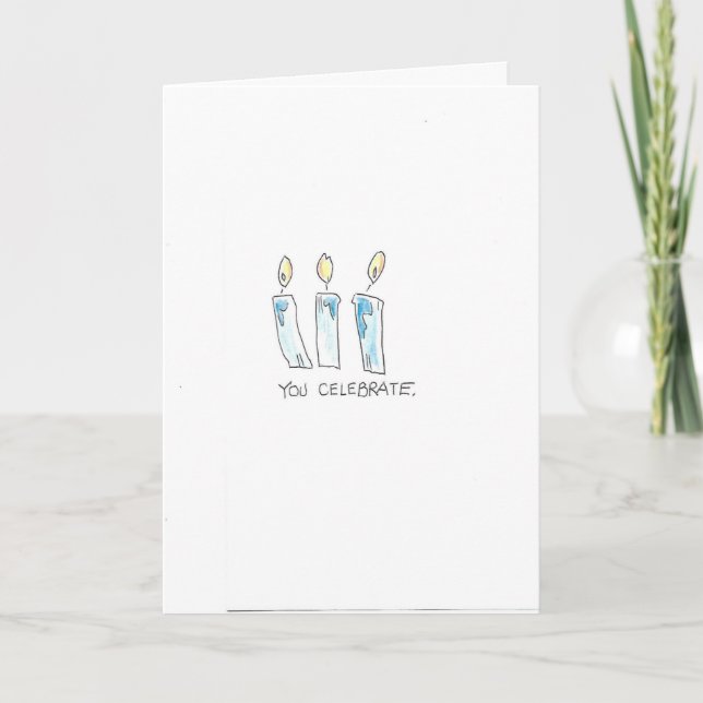 Cartão Folded Greeting Card (Frente)