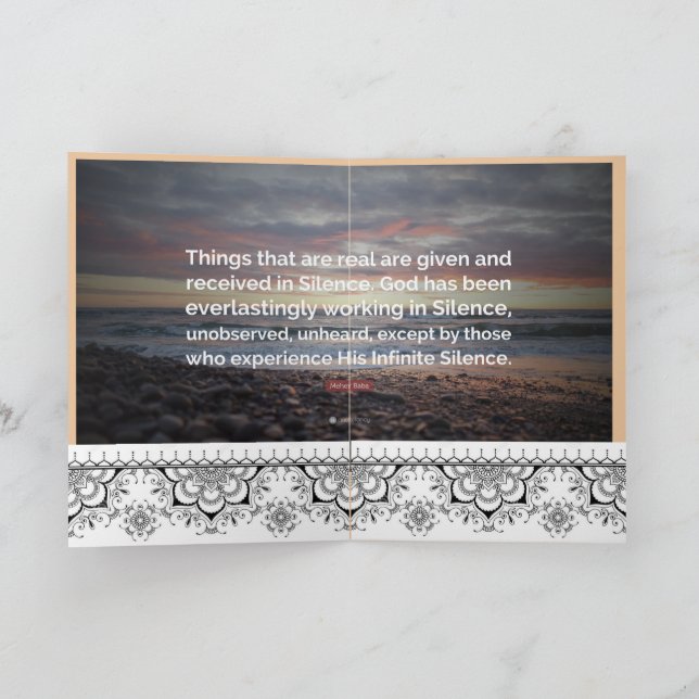 Cartão Folded Greeting Card (Interior)