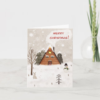 Cartão Folded Greeting Card "Cozy Christmas"