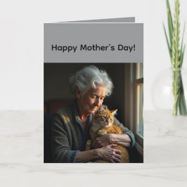 Cartão Folded Greeting Card for Mother's Day