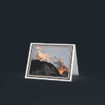 Cartão Folding Greeting Card – Alpenglow, Swiss Alps<br><div class="desc">A simple folding greeting card featuring an image of alpenglow high on the Jungfrau, taken from the Lauterbrunnen Valley in Switzerland. The inside of the card is completely blank, allowing you to use it for any occasion. A birthday, anniversary, holidays, thank you, or just a way to say hello to...</div>